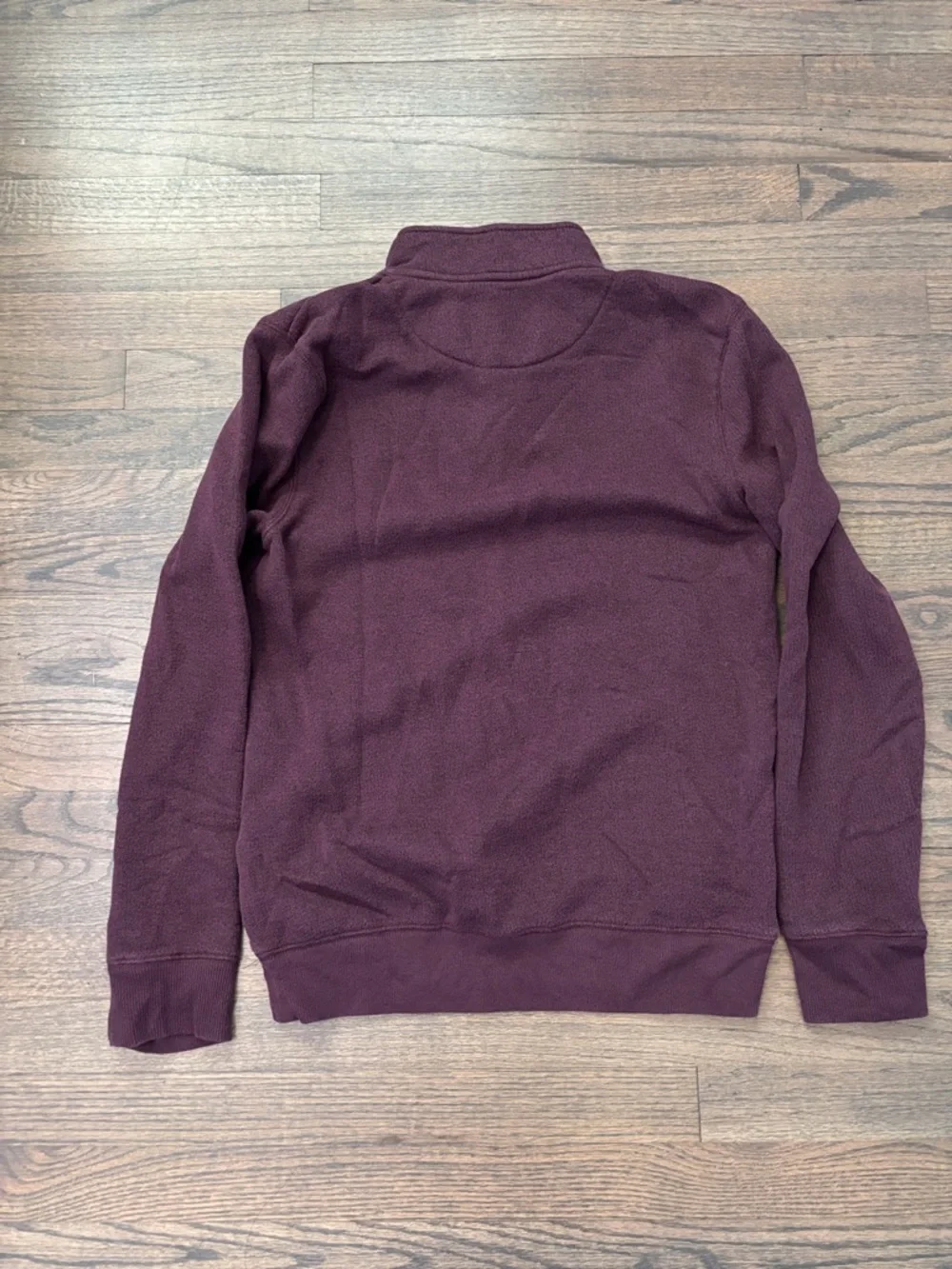 Sonoma Men's Deep Burgundy Zip-Up Sweater